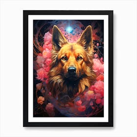 German Shepherd Dog Art Print