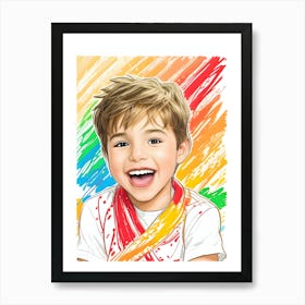 Holi Painting-Reimagined Art Print