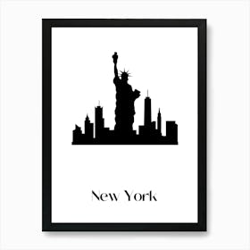 New York City Skyline 2 Art Print