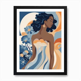 Afro-American Woman 3 Art Print