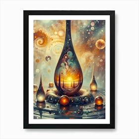 Celestial Reflections: The Universe Within Art Print