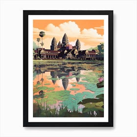 Angkor Wat, Siem Reap Cambodia 4 Art Print