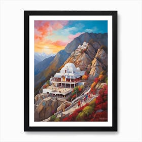 Shankaracharya Temple Art Print