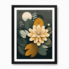 Abstract Flower 2 Art Print