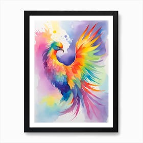 Colorful Phoenix 1 Art Print