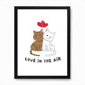 Love In The Air Art Print