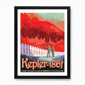 Kepler 1869 NASA Space Vintage Style Poster Art Print