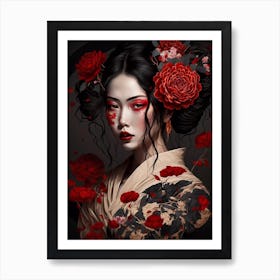 Geisha 1 Art Print