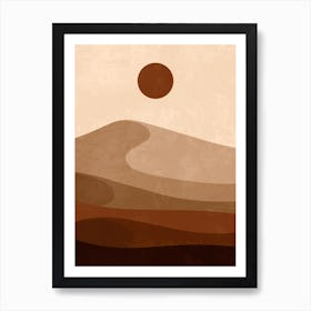 Abstract Landscape 5 Art Print