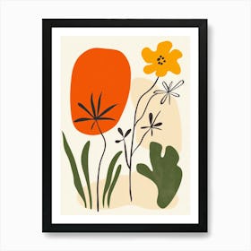 Flowers In The Garden 15 Art Print