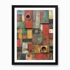 'Reclaimed Wood' Art Print