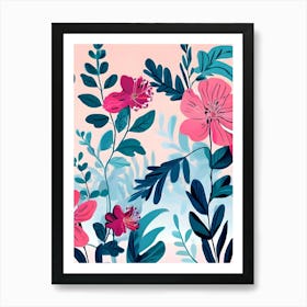 Floral Pattern 14 Art Print