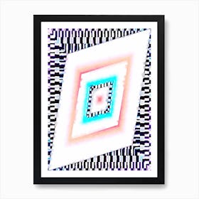 Soft Checker 2 Art Print
