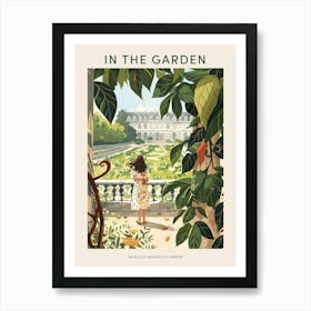 In The Garden Poster Palace Of Versailles Garden France 1 Art Print