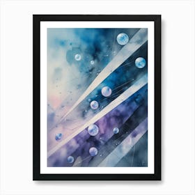 Abstract Watercolor Painting 18 Art Print