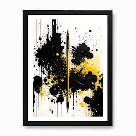 Splatter Painting 4 Art Print