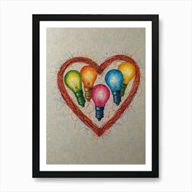 Heart Of Light Art Print