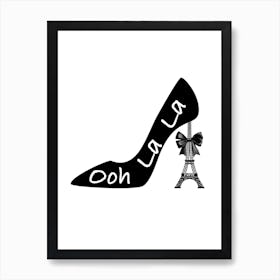 Oh La La High Heels Art Print