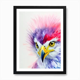 Eagle 2 Watercolour Bird Art Print
