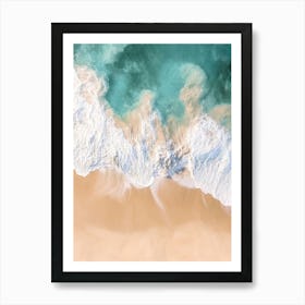 Aerial View Of A Beach 63 Art Print