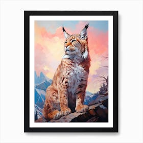 Lynx art Art Print