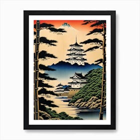 Traditional Japanese Painting Art Print