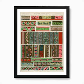 Vintage Pattern Illustration, Owen Jones                                                                                      Art Print