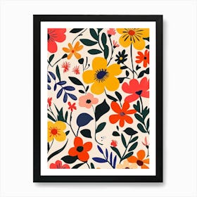 Floral Pattern 8 Art Print