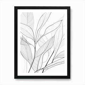 Abstract Leaves 9 Art Print