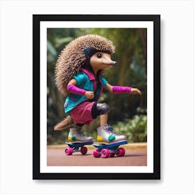 80 S Echidna We 1 Art Print