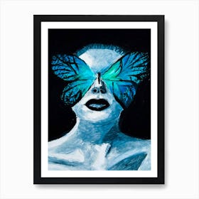 Butterfly Eyes Art Print