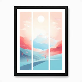 Abstract Landscape Painting 1 Art Print