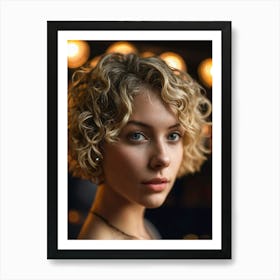 Portrait Of A Young Woman 17 Art Print