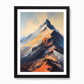 Snowdon Wales 3 Mountain Painting Art Print