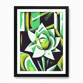 Abstract Flower 3 Art Print