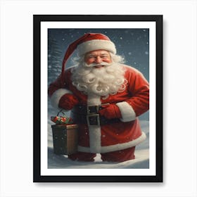 Santa Claus Art Print