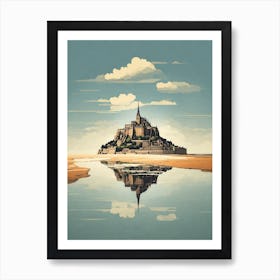 Mont Saint Michel Art Print