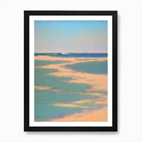 Kennebunk Beach Maine Monet Style Art Print