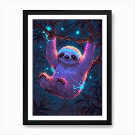 Sloth 26 Art Print