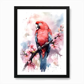 Parrot bird Art Print