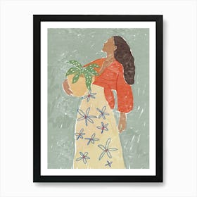 Plant love Art Print