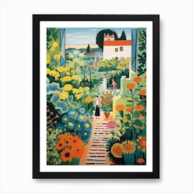 House Garden 2 Art Print