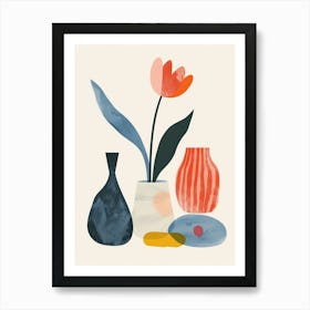 Abstract Vases And Objects 13 Art Print