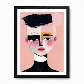 Girl With A Hat 1 Art Print