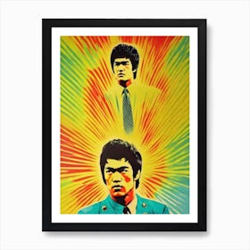 Bruce Lee Colourful Pop Movies Art Movies Art Print