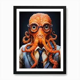 Octopus animal Art Print