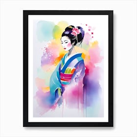 Geisha 77 Art Print