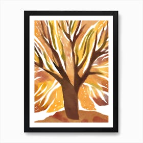 Autumn Tree Art Print