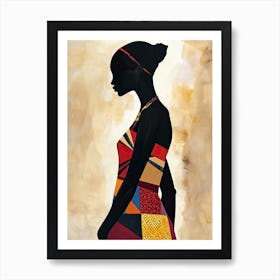 Sahara Serenade; Whispered Rhythms |The African Woman Series Art Print