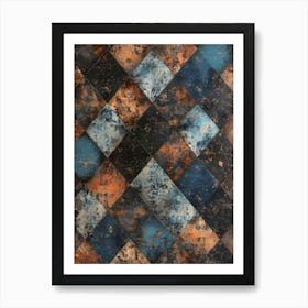 Rusty Tiles Art Print